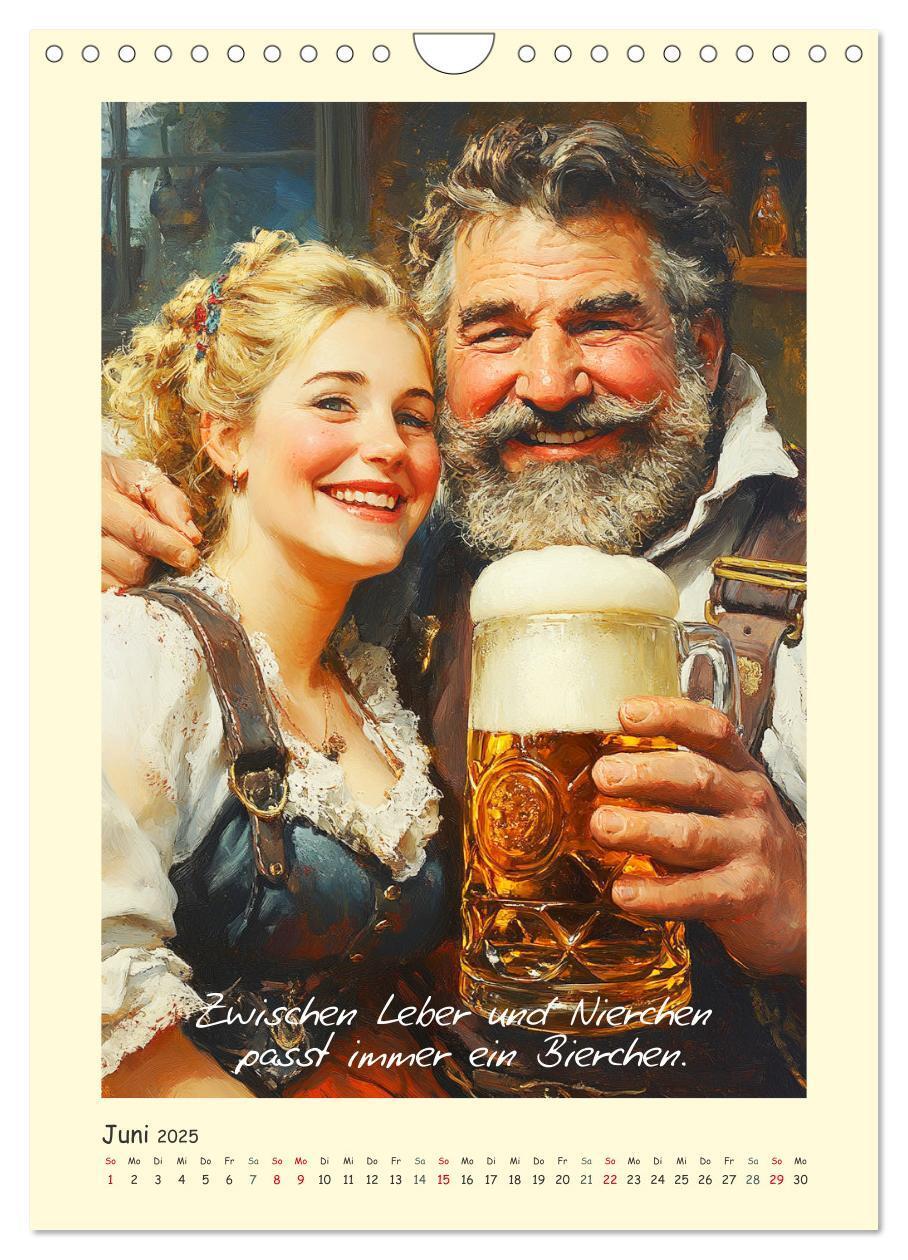 Bild: 9783457189801 | Bier, Bäuche, Sprüche. Spaß mit Hopfen und Malz (Wandkalender 2025...