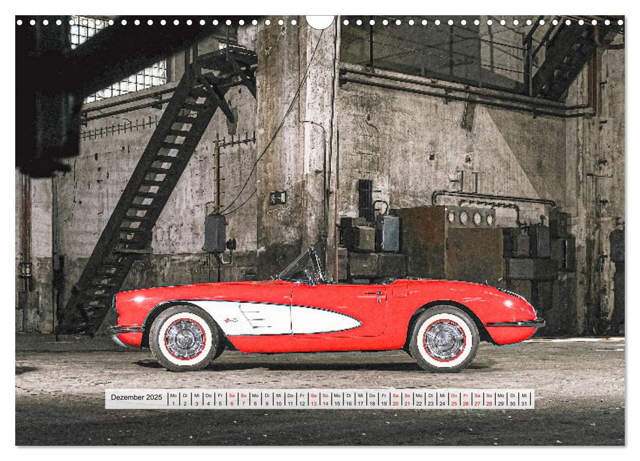 Bild: 9783383998232 | American Deam Car Corvette C1 (Wandkalender 2025 DIN A3 quer),...