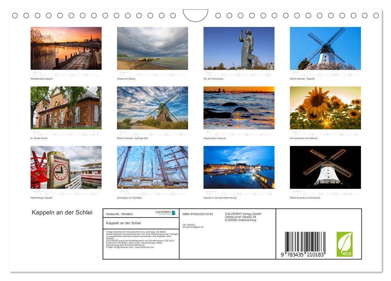 Bild: 9783435210183 | Kappeln an der Schlei (Wandkalender 2025 DIN A4 quer), CALVENDO...