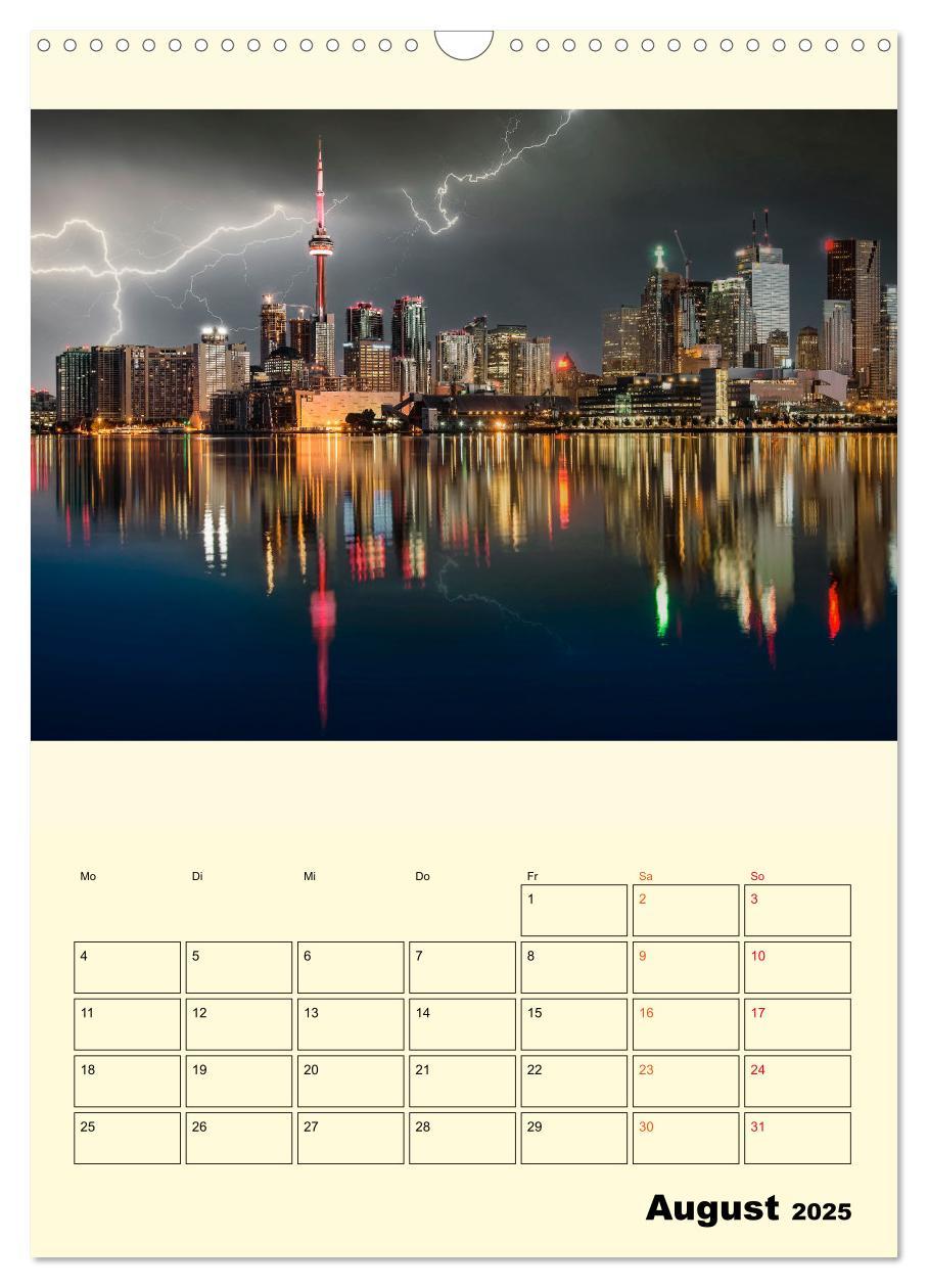 Bild: 9783435890637 | Metropolen im Gewitter (Wandkalender 2025 DIN A3 hoch), CALVENDO...