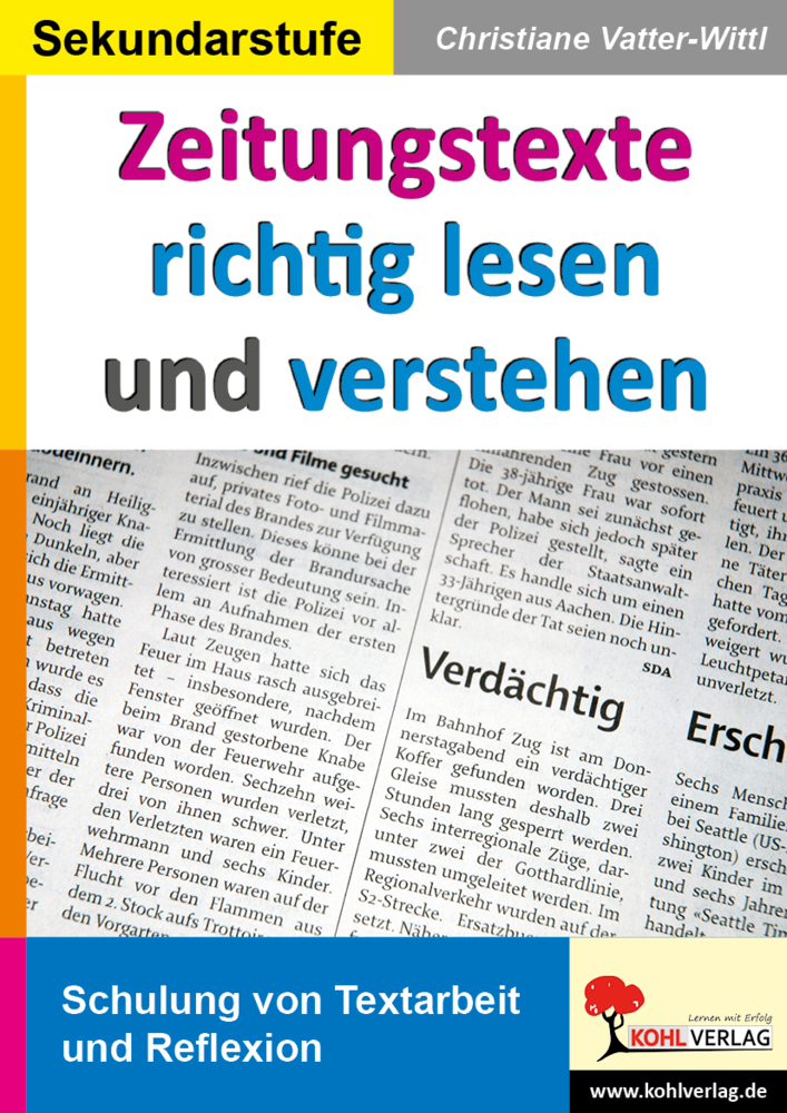 Cover: 9783866329997 | Zeitungstexte richtig lesen und verstehen | Kopiervorlagen | Buch