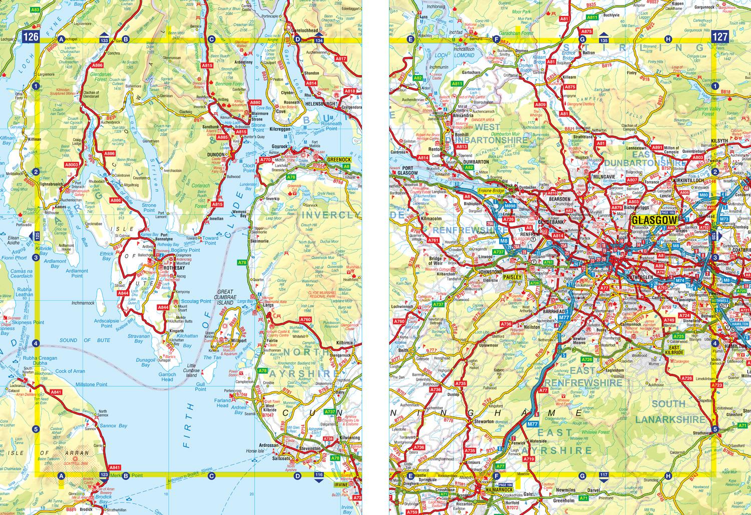 Bild: 9780008652951 | Great Britain A-Z Super Scale Road Atlas 2025 (A3 Spiral) | A-Z Maps