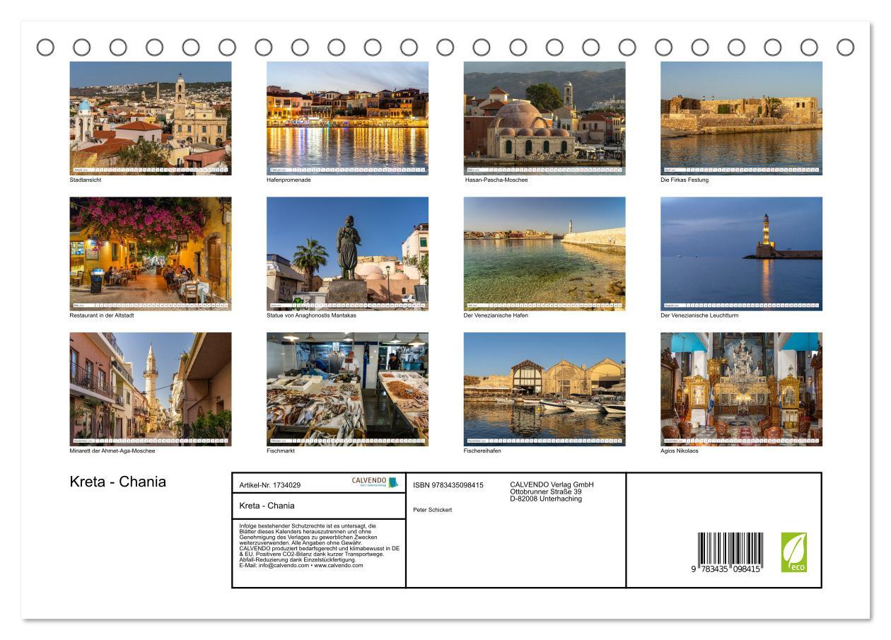 Bild: 9783435098415 | Kreta - Chania (Tischkalender 2025 DIN A5 quer), CALVENDO...