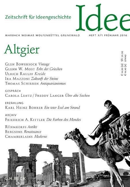 Cover: 9783406687280 | Altgier | Zeitschrift für Ideengeschichte X/1/2016 | Broschüre | 2016