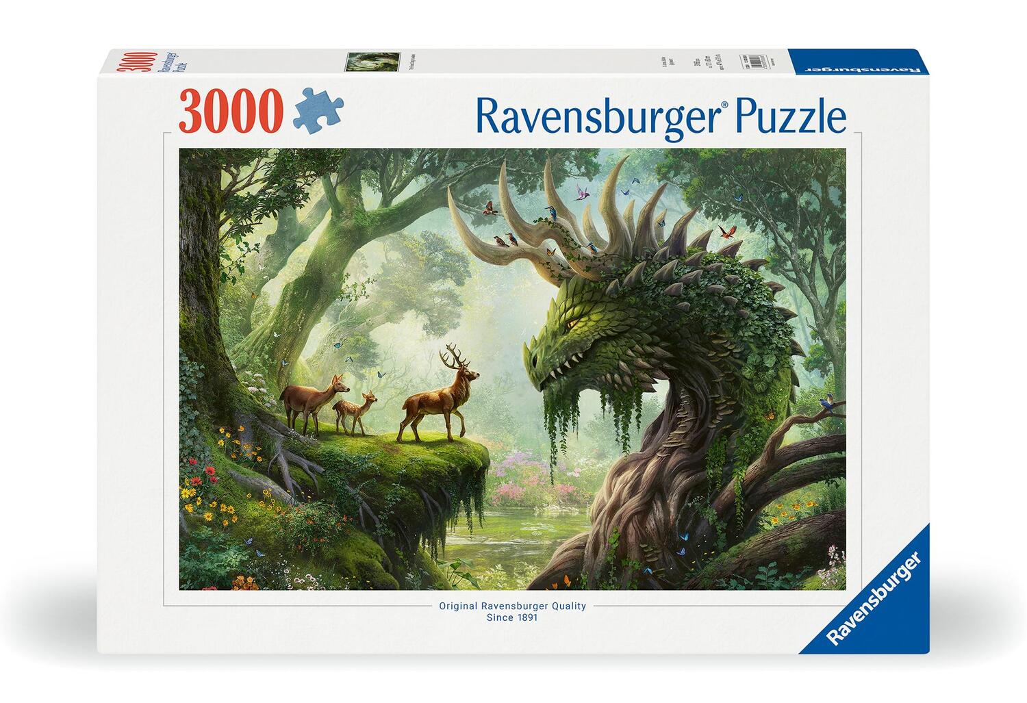 Cover: 4005555008088 | Ravensburger Puzzle 12000808 - Der Walddrache erwacht - 3000 Teile...