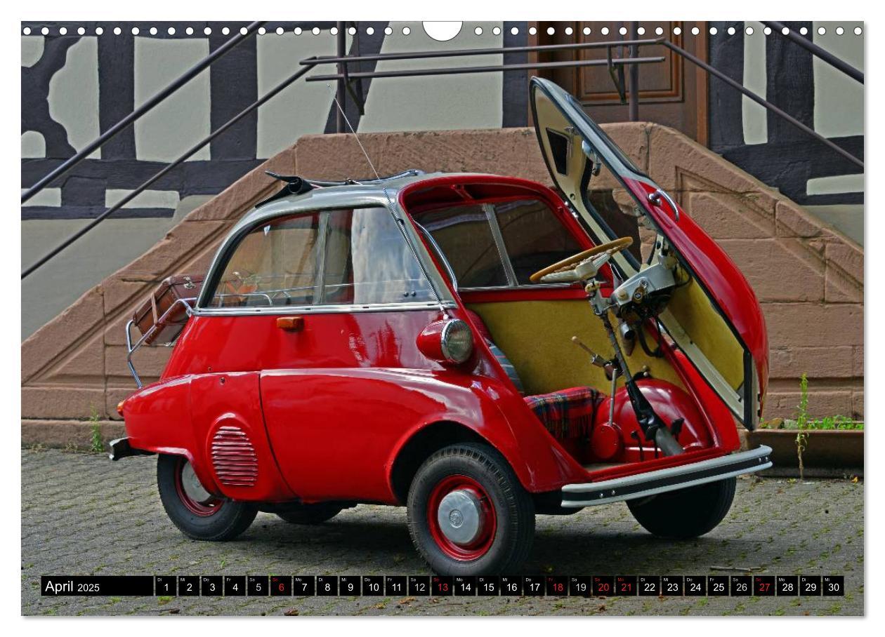 Bild: 9783435698042 | BMW Isetta - Die Knutschkugel (Wandkalender 2025 DIN A3 quer),...