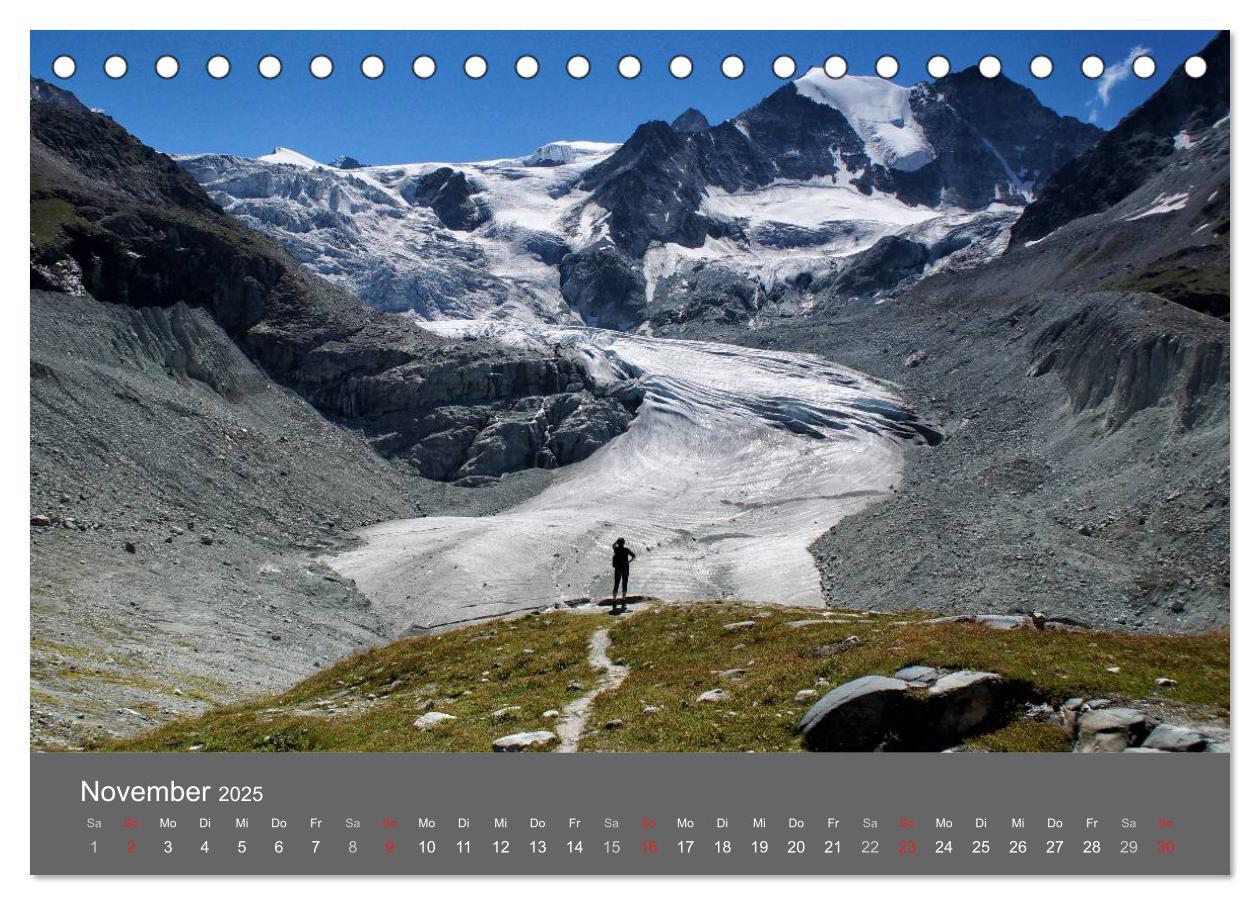 Bild: 9783435611119 | Wallis. Perle der Schweiz (Tischkalender 2025 DIN A5 quer),...