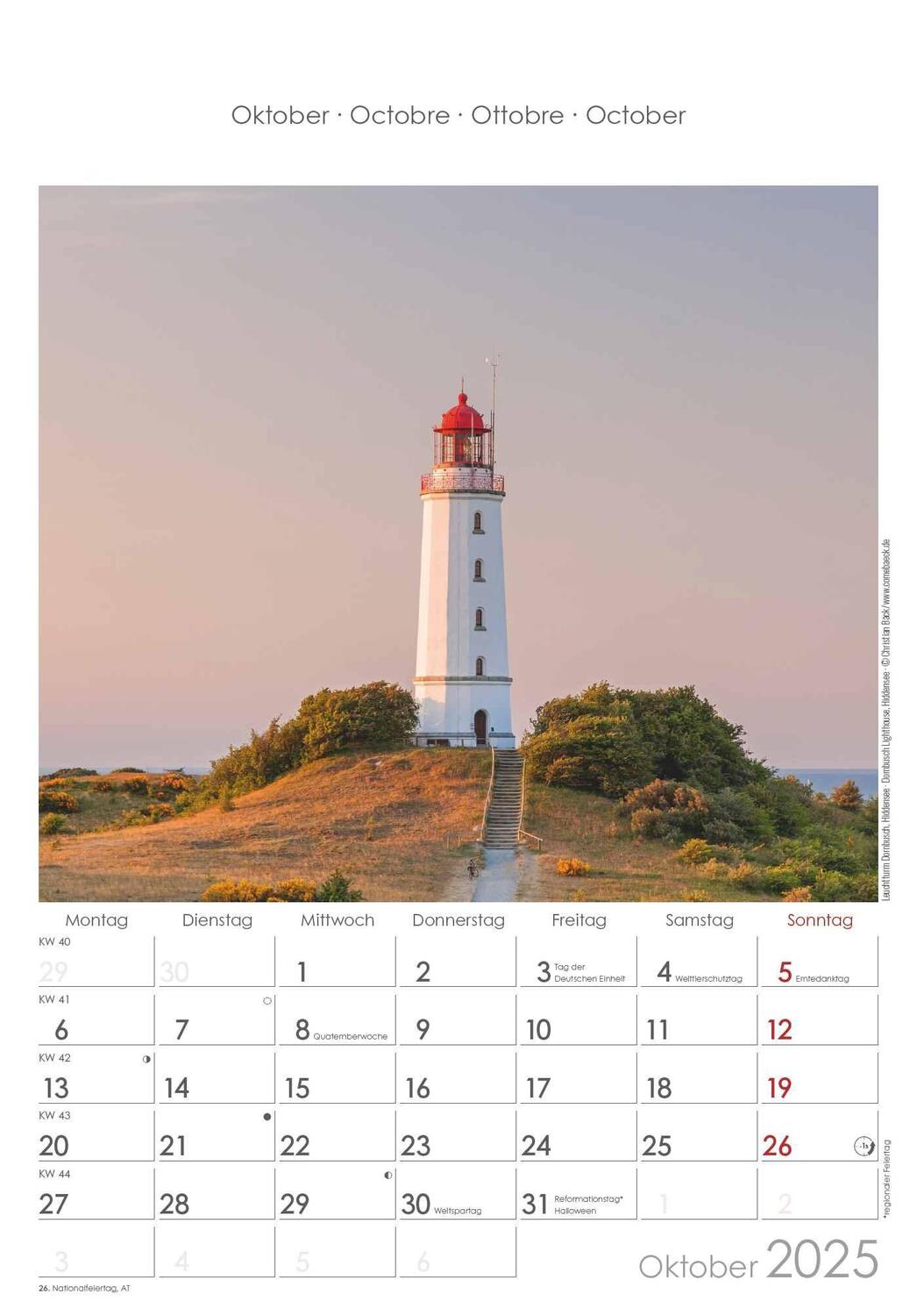 Bild: 4251732341169 | Mecklenburg-Vorpommern 2025 - Bild-Kalender 23,7x34 cm -...