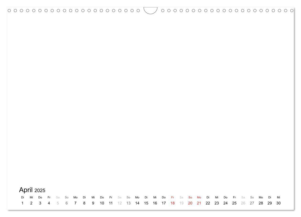 Bild: 9783435769742 | Bastelkalender - Weiss (Wandkalender 2025 DIN A3 quer), CALVENDO...