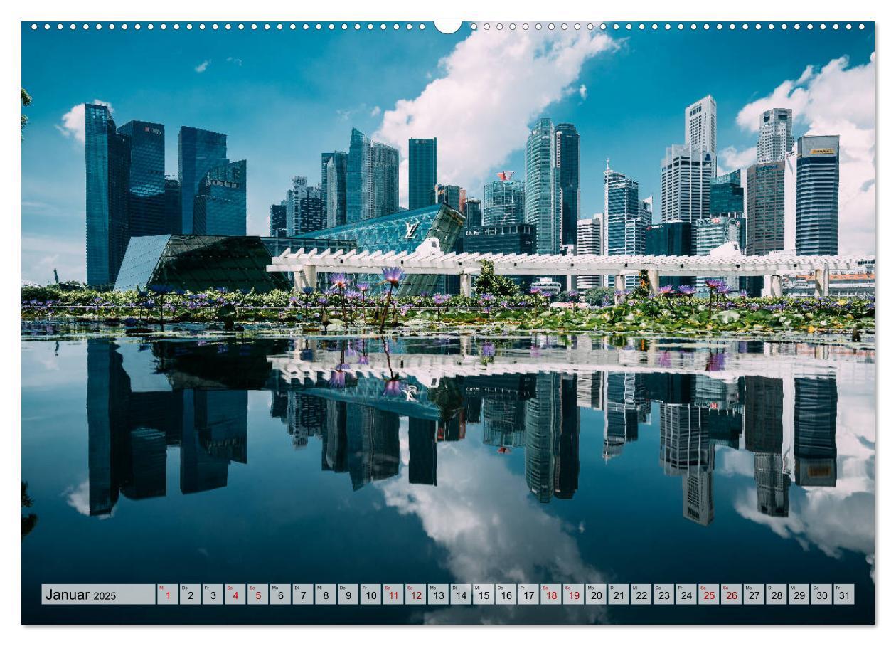 Bild: 9783435326082 | Singapur entdecken (Wandkalender 2025 DIN A2 quer), CALVENDO...