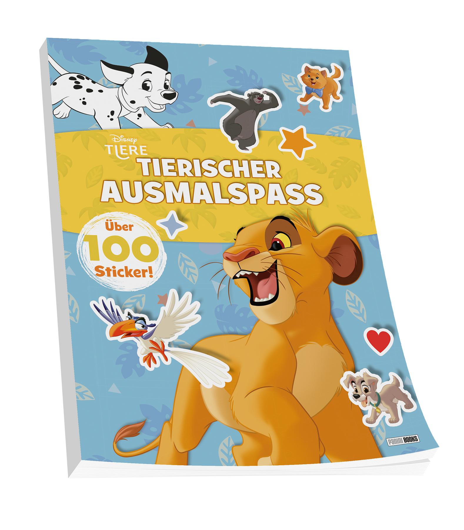 Cover: 9783833245350 | Disney Tiere: Tierischer Ausmalspaß | Disney (u. a.) | Taschenbuch