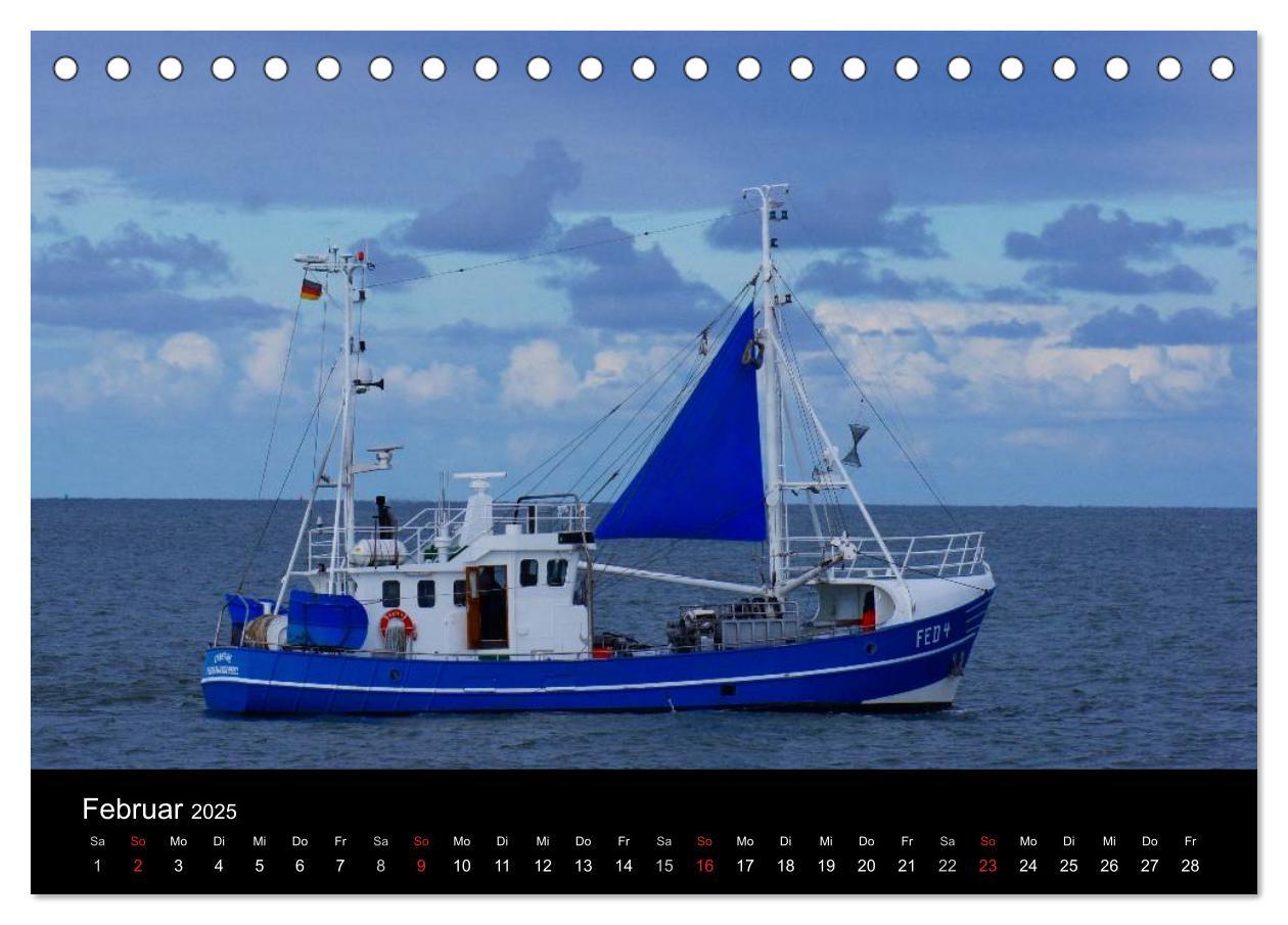 Bild: 9783435814251 | An der Nordsee (Tischkalender 2025 DIN A5 quer), CALVENDO...