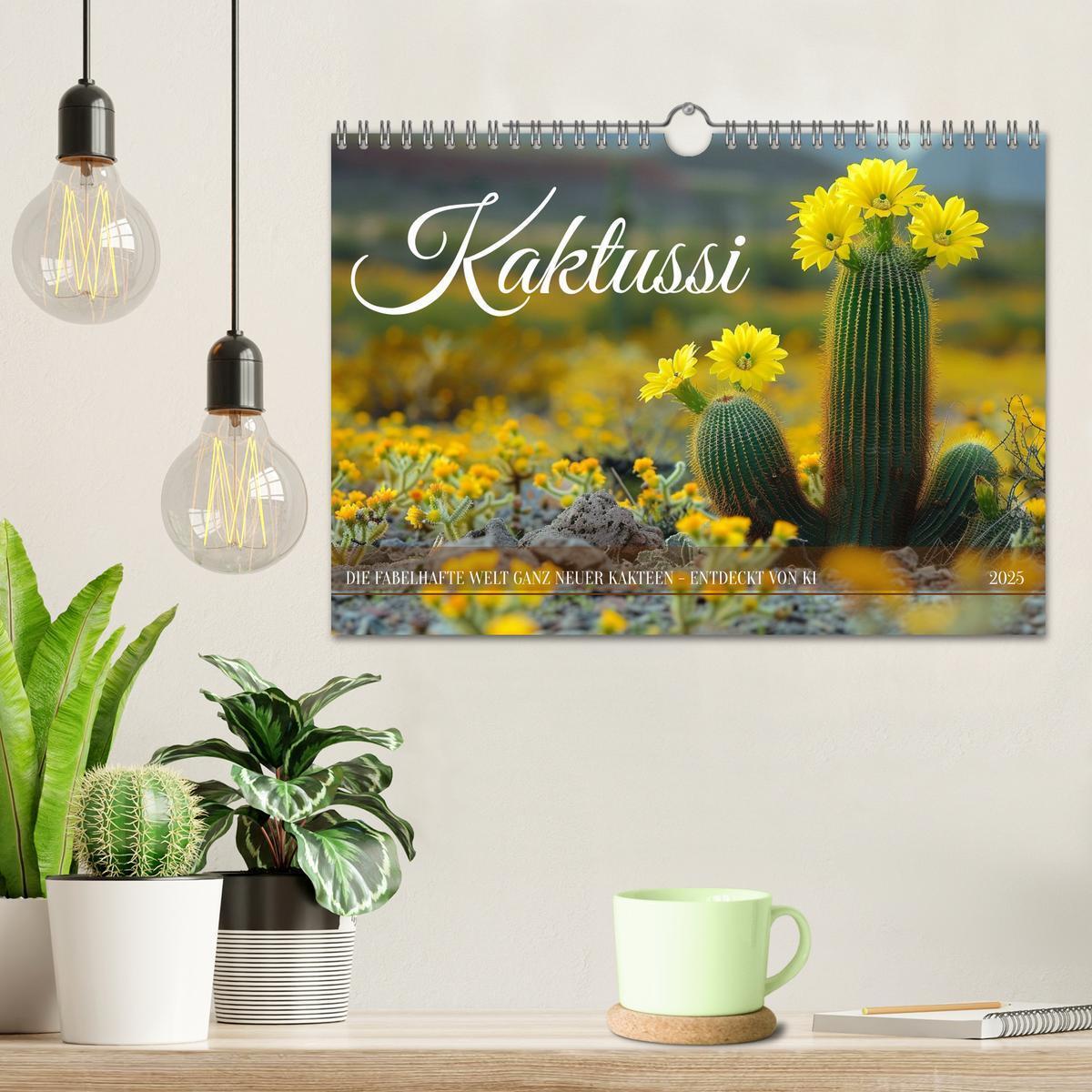 Bild: 9783383801327 | Kaktussi (Wandkalender 2025 DIN A4 quer), CALVENDO Monatskalender