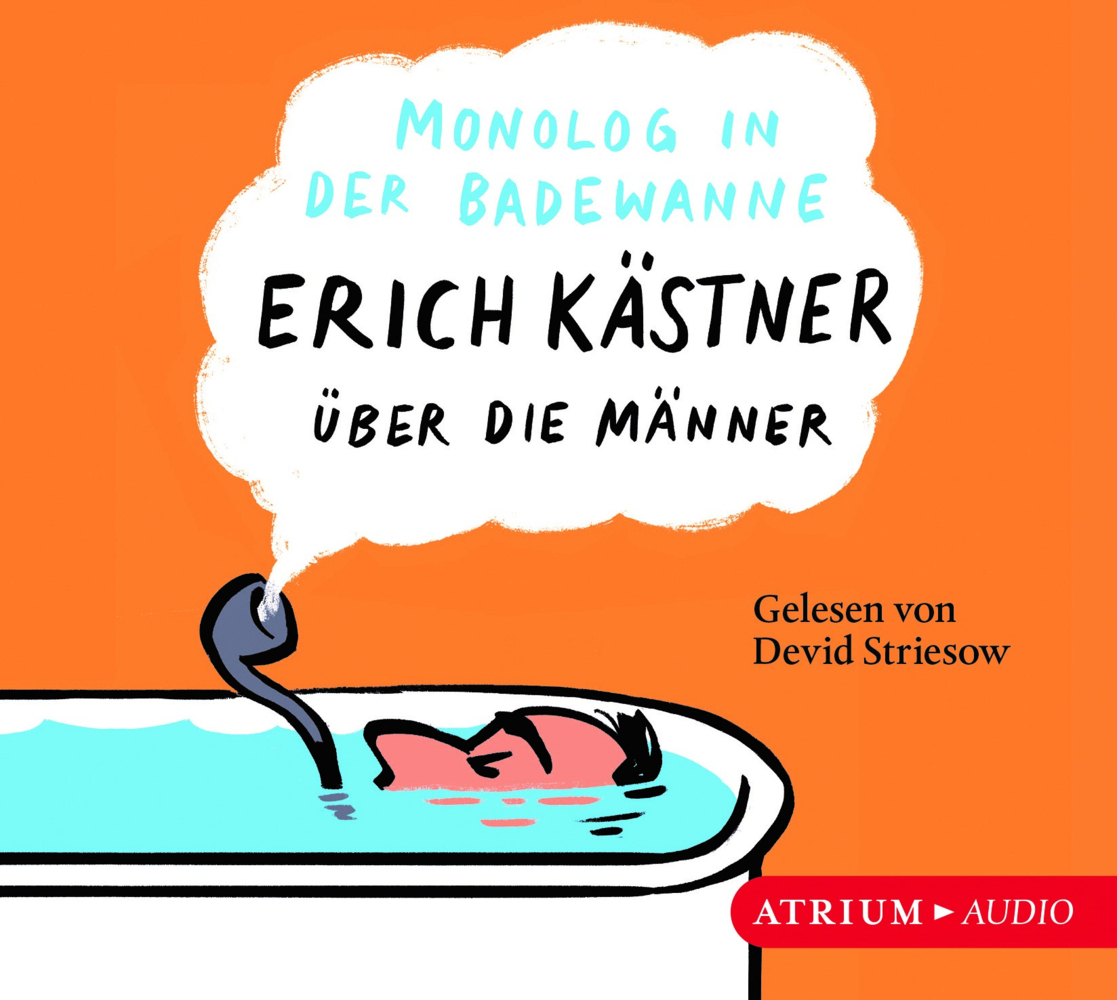 Cover: 9783855351008 | Monolog in der Badewanne, 1 Audio-CD | Erich Kästner über die Männer