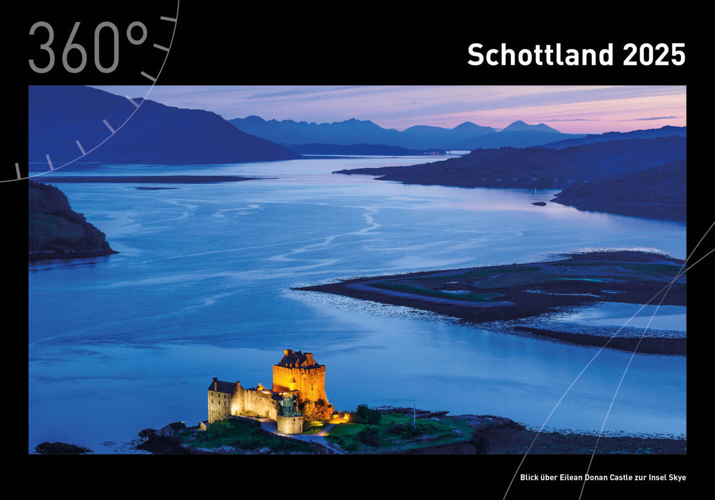 Cover: 9783968555157 | 360° Schottland Premiumkalender 2025 | Hartmut Krinitz | Kalender