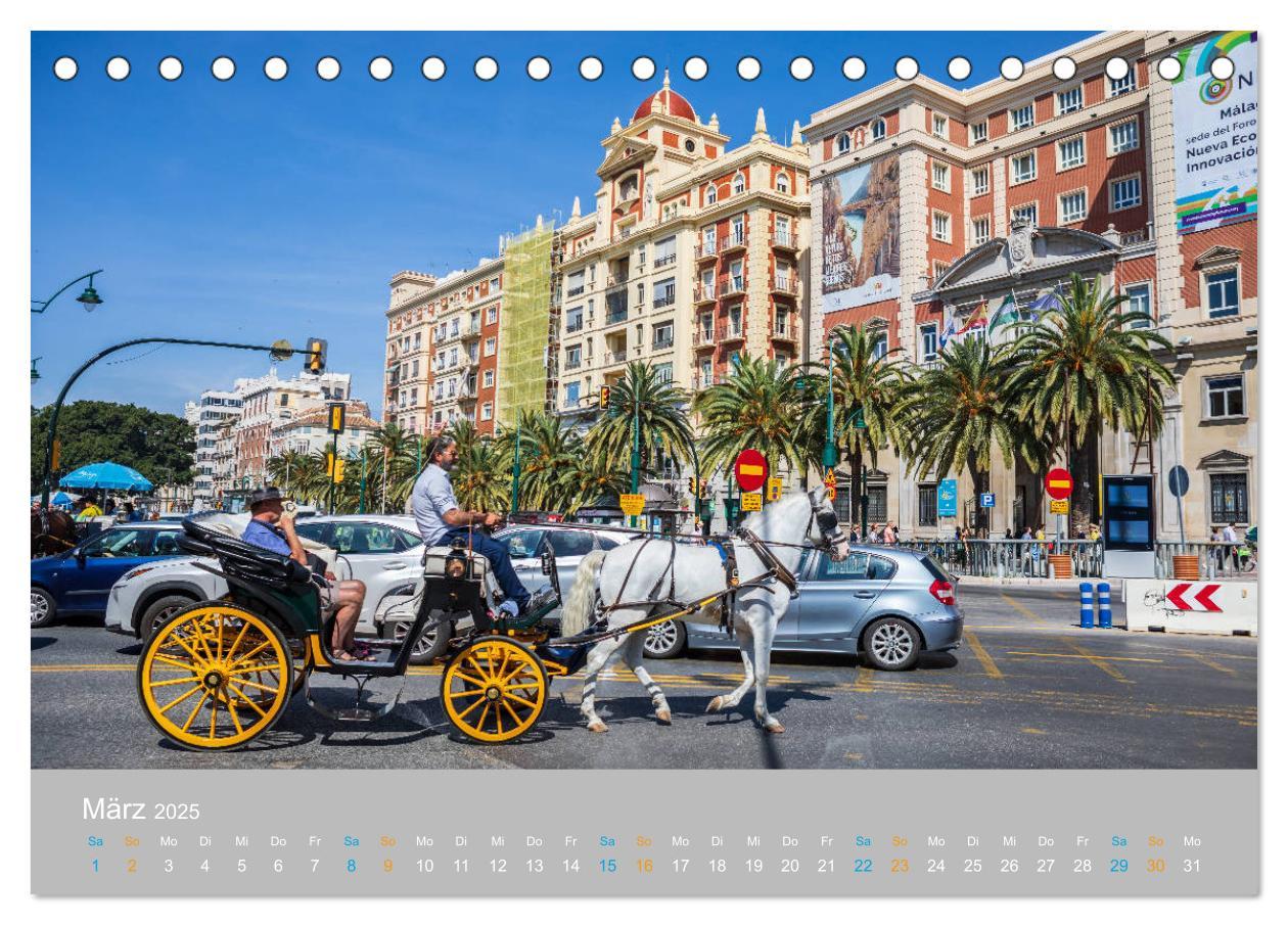 Bild: 9783435230334 | Malaga - andalusische Mittelmeerküste (Tischkalender 2025 DIN A5...