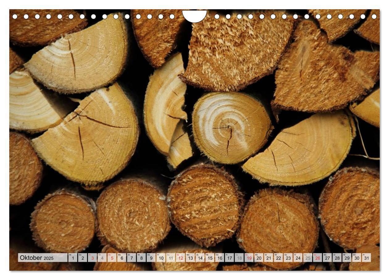 Bild: 9783435659807 | HOLZ - Stapel und Stämme (Wandkalender 2025 DIN A4 quer), CALVENDO...