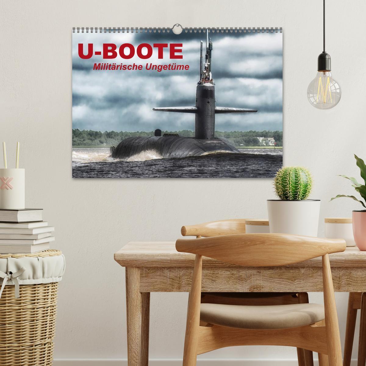 Bild: 9783435729753 | U-Boote - Militärische Ungetüme (Wandkalender 2025 DIN A3 quer),...