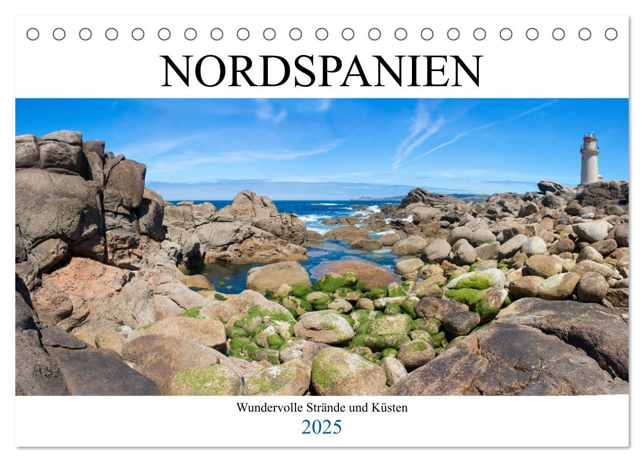 Cover: 9783435105151 | Nordspanien - Wundervolle Strände und Küsten (Tischkalender 2025...