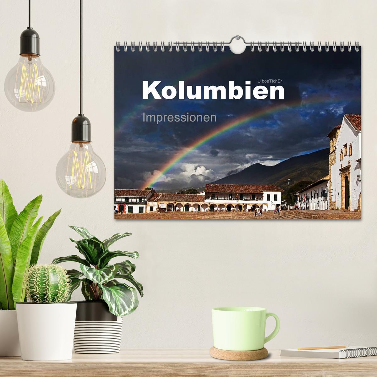 Bild: 9783435666928 | Kolumbien Impressionen (Wandkalender 2025 DIN A4 quer), CALVENDO...