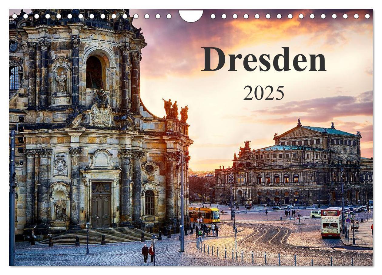 Cover: 9783435744657 | Dresden 2025 / Geburtstagskalender (Wandkalender 2025 DIN A4 quer),...