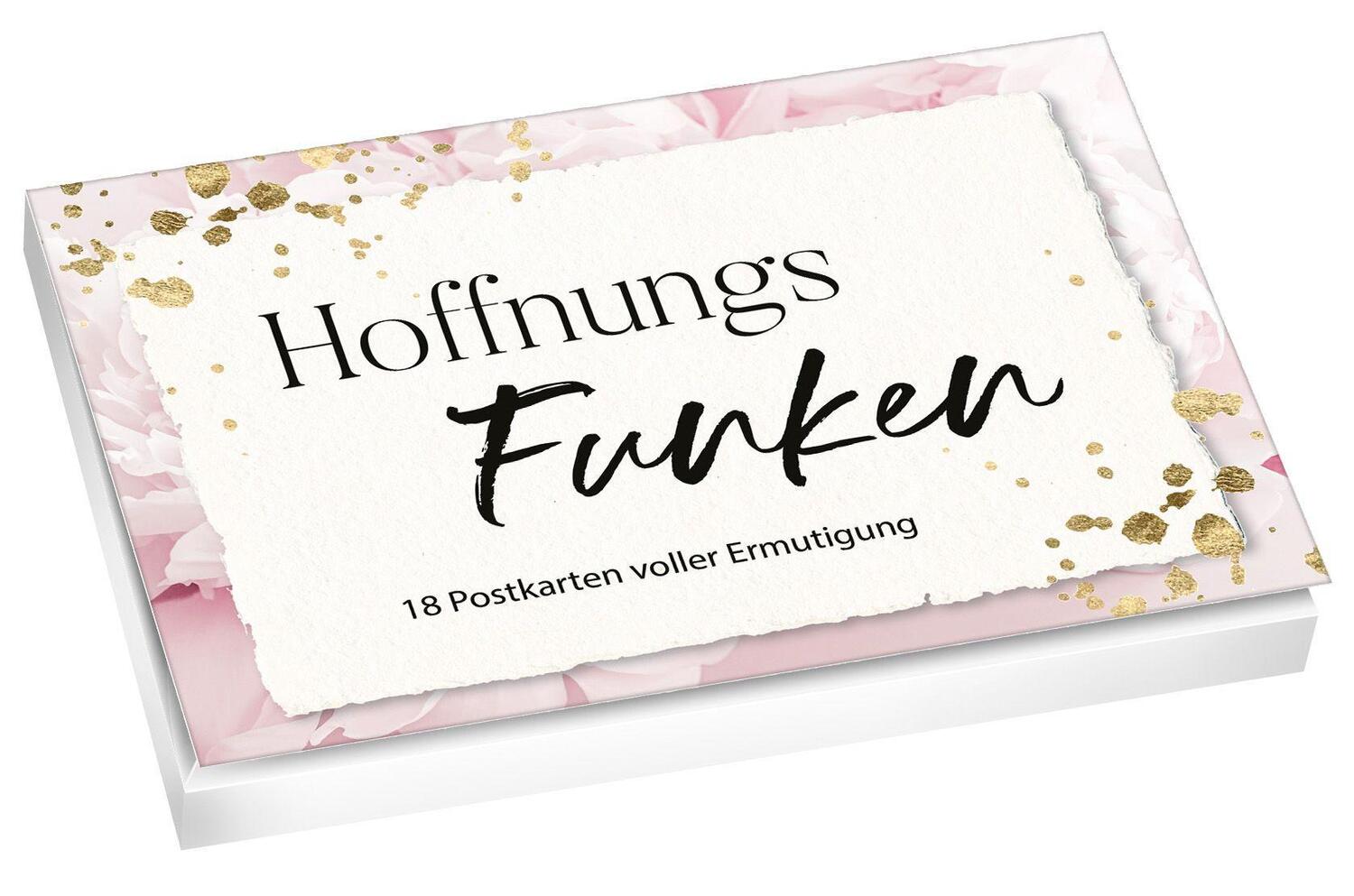 Cover: 4029856840789 | Hoffnungsfunken - Postkartenset | 18 Postkarten voller Ermutigung.