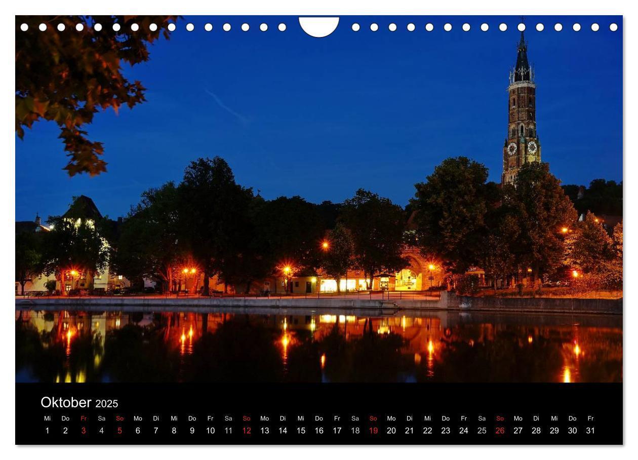 Bild: 9783435691821 | Landshut bei Tag und Nacht (Wandkalender 2025 DIN A4 quer),...