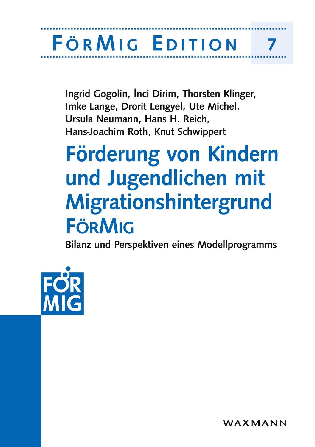 Cover: 9783830925170 | Förderung von Kindern und Jugendlichen mit Migrationshintergrund...