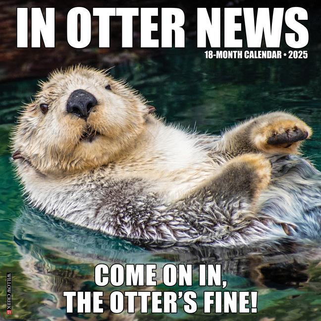 Cover: 9781549243479 | In Otter News 2025 12 X 12 Wall Calendar | Willow Creek Press | 2025