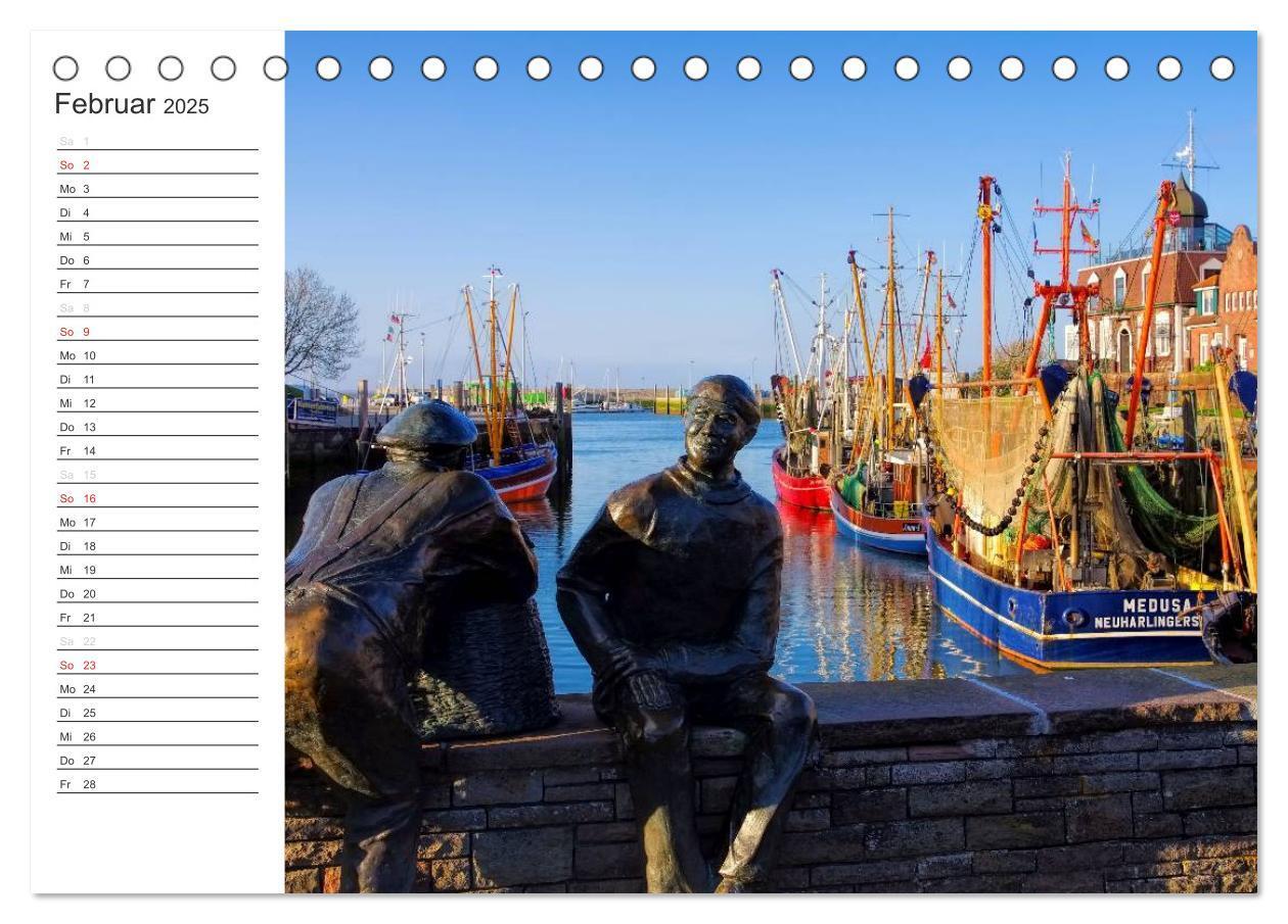 Bild: 9783435542680 | Ostfriesland - zwischen Watt und Moor (Tischkalender 2025 DIN A5...