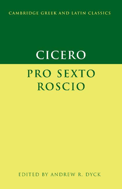 Cover: 9780521708869 | Pro Sexto Roscio | Cicero | Taschenbuch | Paperback | Englisch | 2012