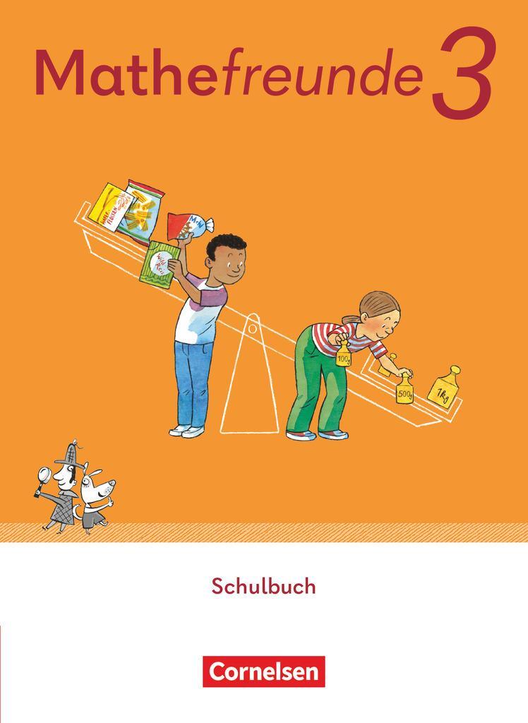 Cover: 9783464807958 | Mathefreunde 3. Schuljahr. Schulbuch mit Kartonbeilagen und "Das...