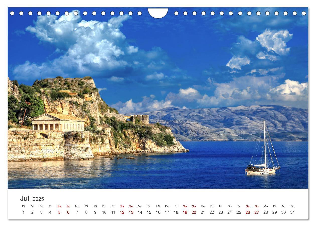 Bild: 9783383938115 | Korfu - Die paradiesische Insel im Mittelmeer. (Wandkalender 2025...