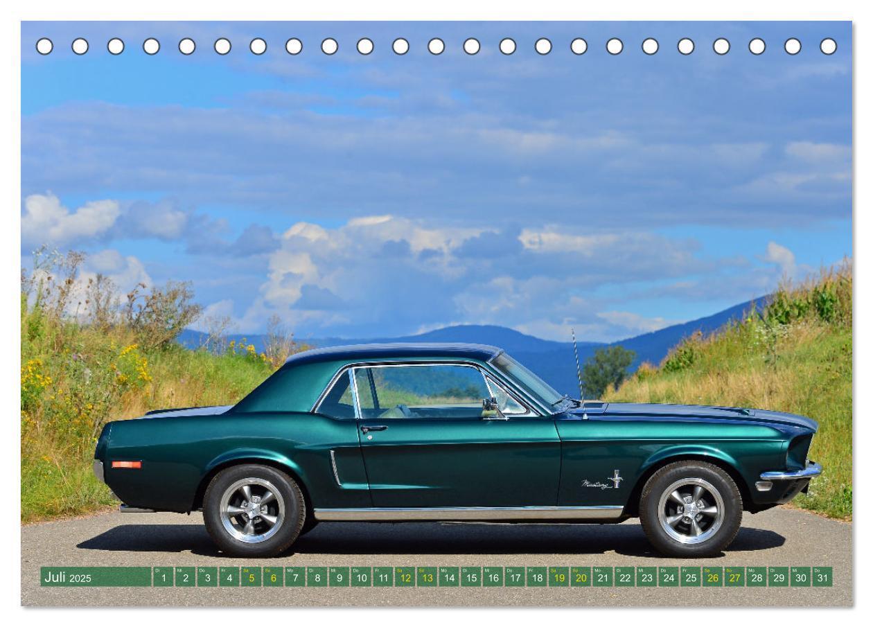 Bild: 9783435028399 | Ein Pony zum verlieben - Ford Mustang 1968 (Tischkalender 2025 DIN...