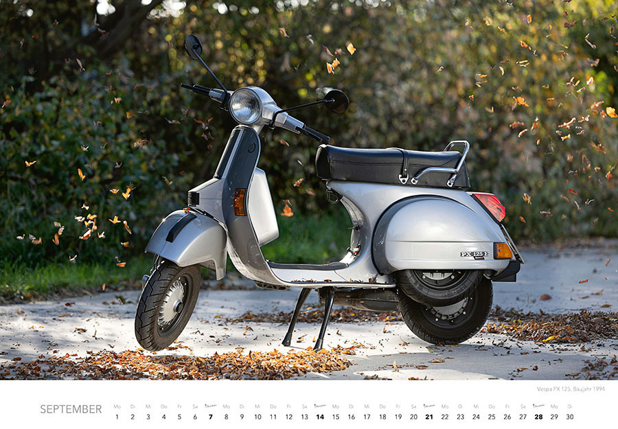 Bild: 9783966648387 | Vespa Kalender 2025 | La Dolce Vita auf zwei Rädern. Roller Kalender