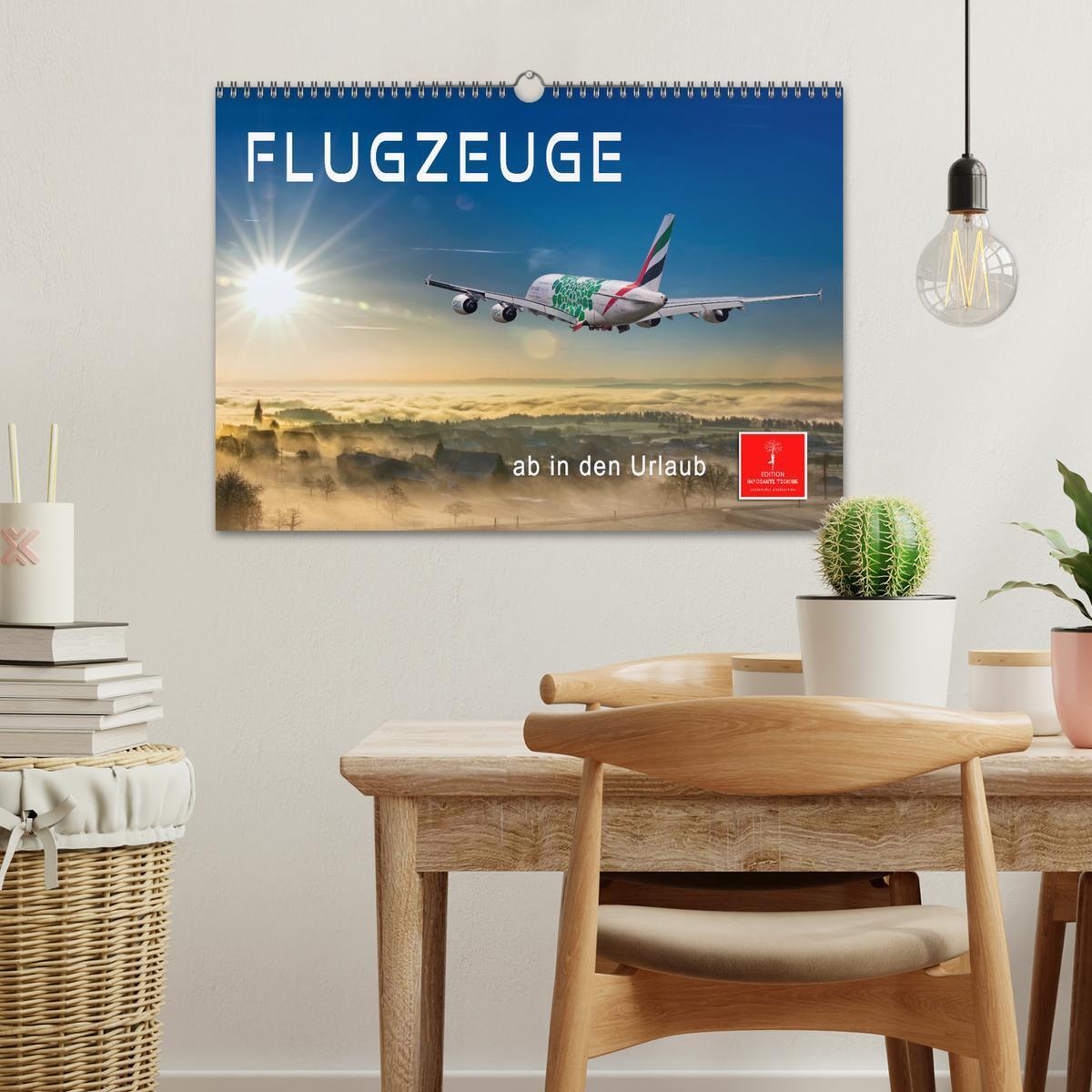 Bild: 9783383963704 | Flugzeuge - ab in den Urlaub (Wandkalender 2025 DIN A3 quer),...