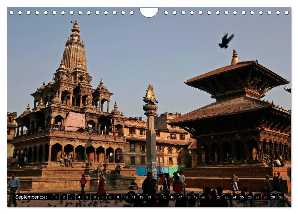 Bild: 9783435666966 | Nepal - Kathmandutal (Wandkalender 2025 DIN A4 quer), CALVENDO...