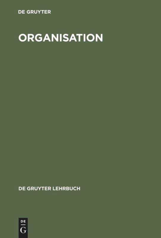 Cover: 9783110134995 | Organisation | Herbert Kubicek (u. a.) | Buch | Deutsch | 1992