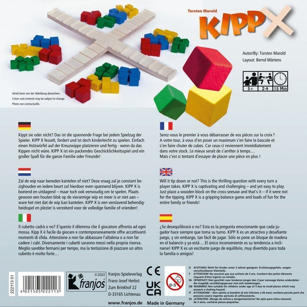 Bild: 4021505222113 | KIPP X | Torsten Marold | Spiel | Karton geschlossen | 954-1620