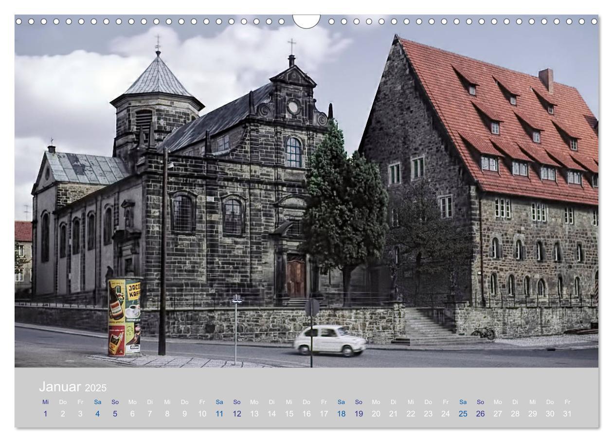 Bild: 9783435439126 | Hildesheim - damals ... (Wandkalender 2025 DIN A3 quer), CALVENDO...