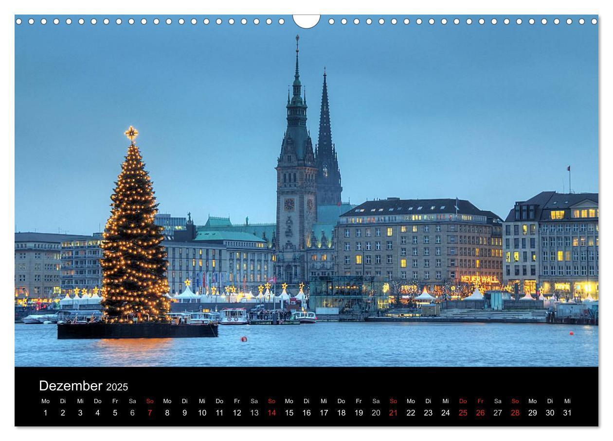 Bild: 9783435759613 | Hamburg (Wandkalender 2025 DIN A3 quer), CALVENDO Monatskalender