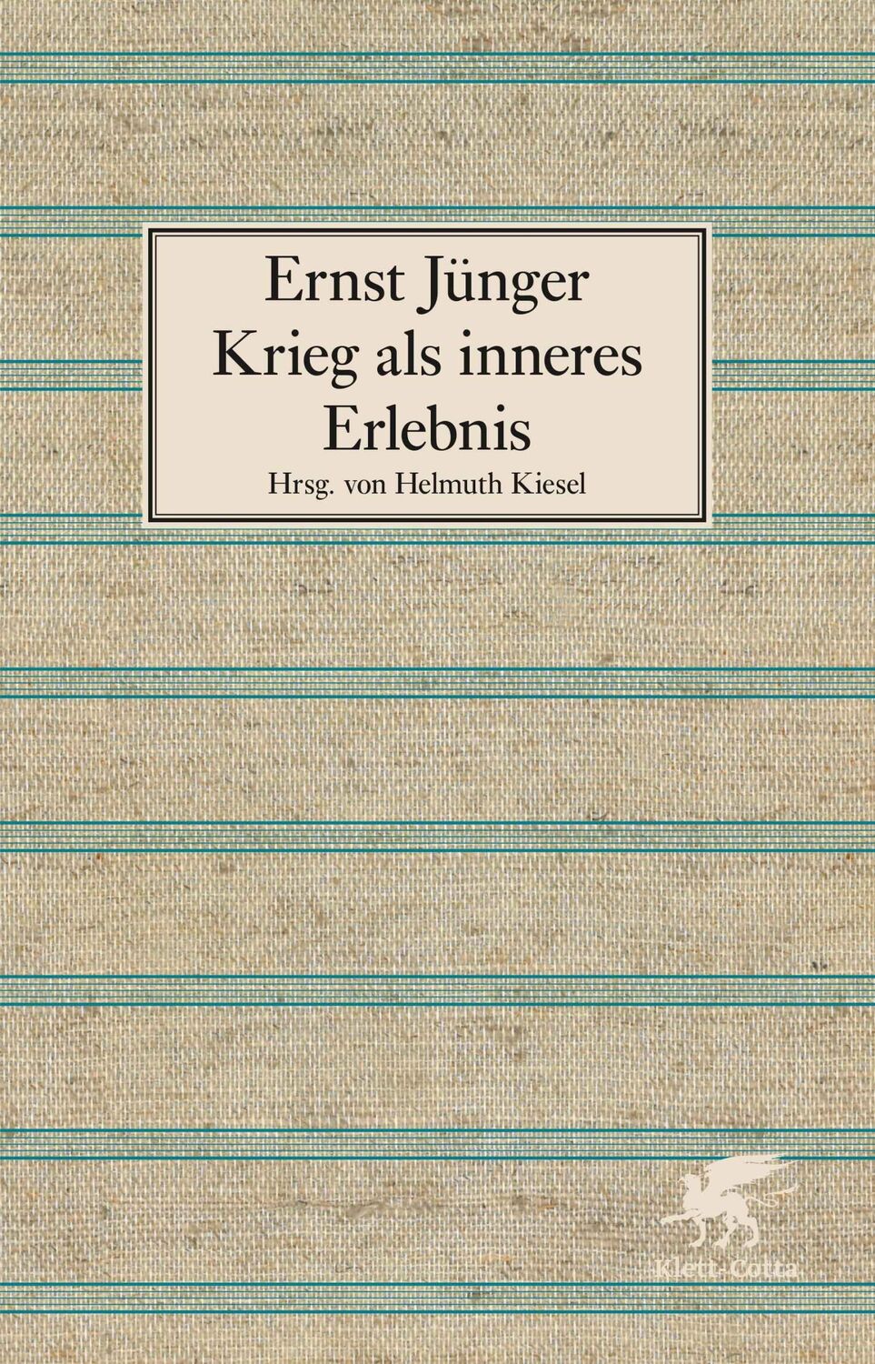 Cover: 9783608961010 | Krieg als inneres Erlebnis | Schriften zum Ersten Weltkrieg | Jünger