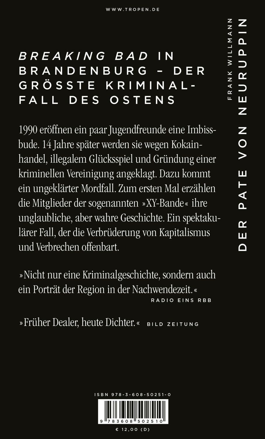 Rückseite: 9783608502510 | Der Pate von Neuruppin | Frank Willmann | Taschenbuch | broschiert