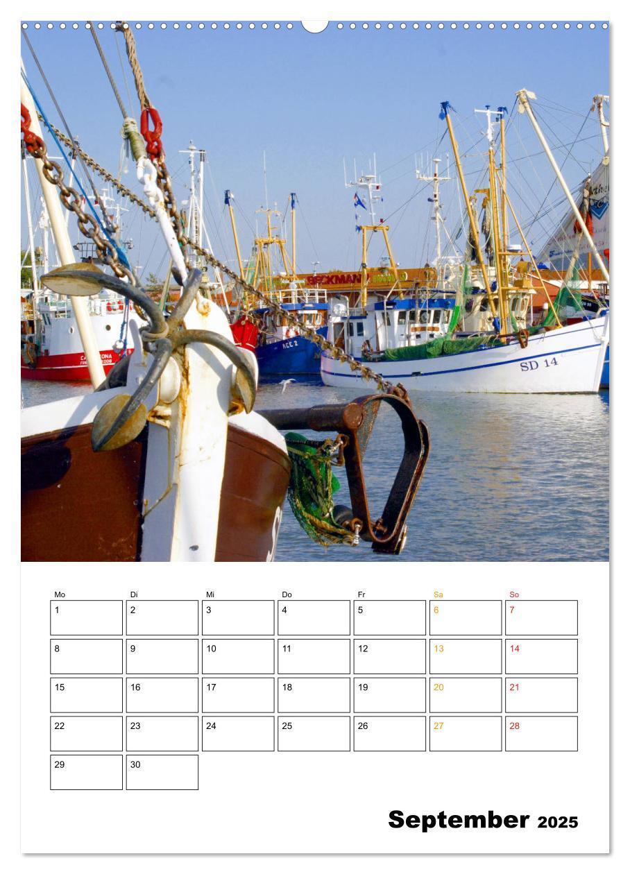 Bild: 9783435976058 | Vielseitiges Büsum (Wandkalender 2025 DIN A2 hoch), CALVENDO...