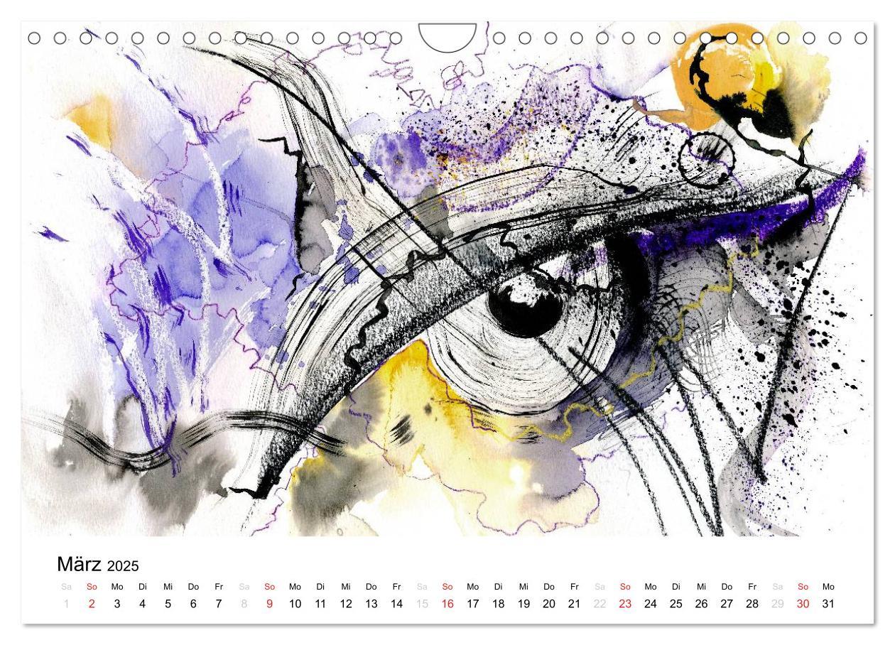 Bild: 9783435625185 | Abstrakte Aquarelle (Wandkalender 2025 DIN A4 quer), CALVENDO...