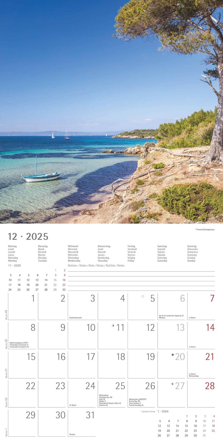 Bild: 4251732340872 | Summer Dreams 2025 - Broschürenkalender 30x30 cm (30x60 geöffnet) -...