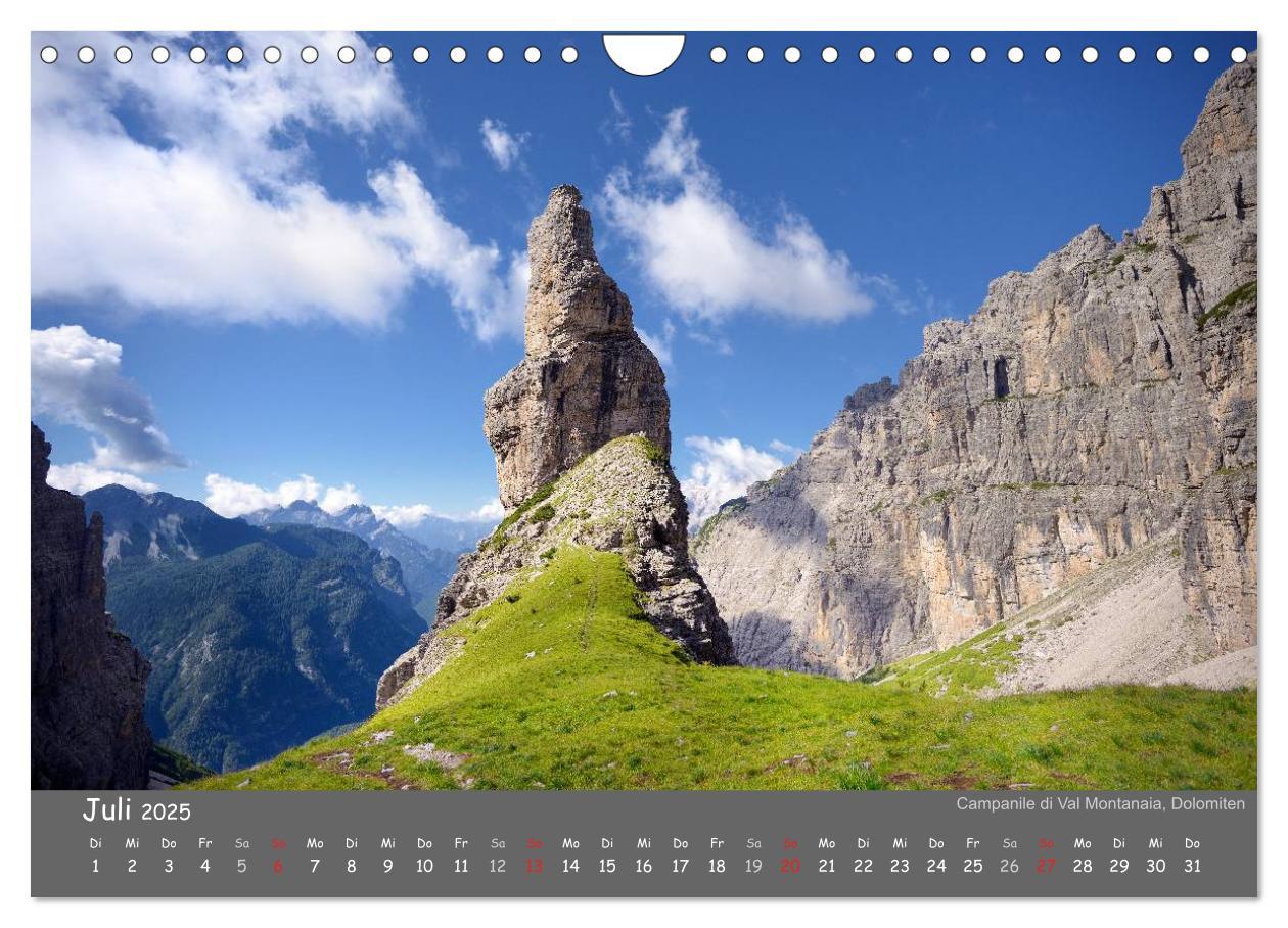 Bild: 9783435842025 | Traumhafte Bergwelt Kalender (Wandkalender 2025 DIN A4 quer),...