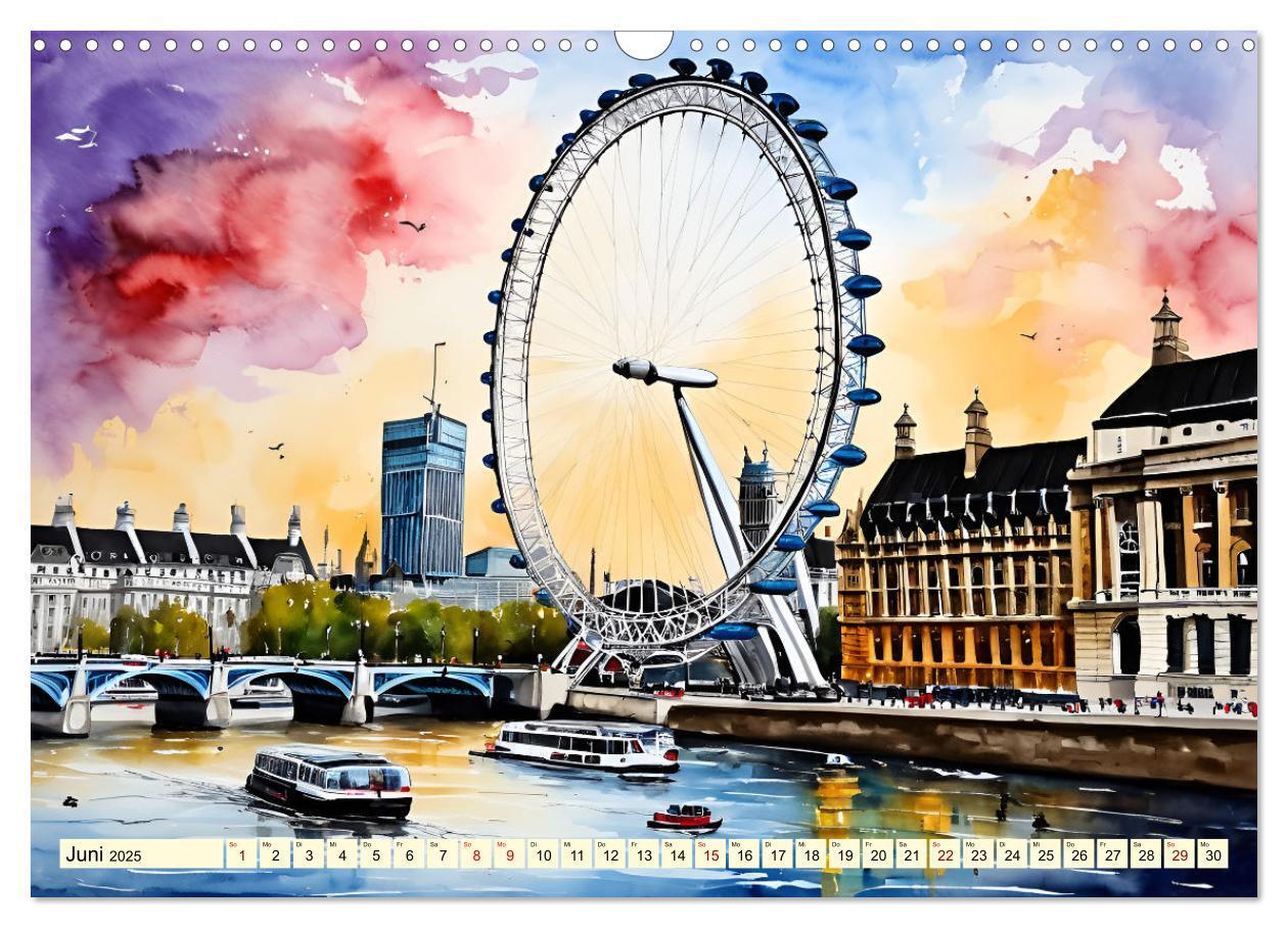 Bild: 9783457175040 | London - Metropole auf der Insel (Wandkalender 2025 DIN A3 quer),...