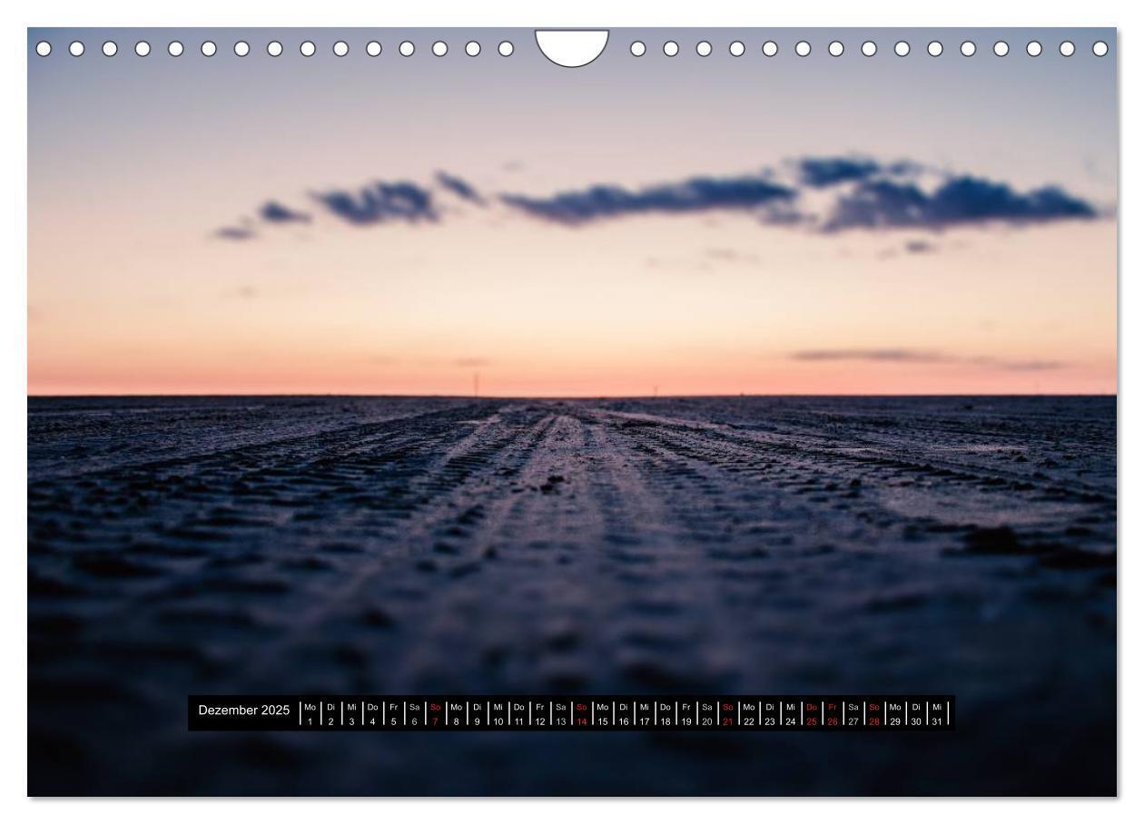 Bild: 9783435489916 | Abendlicht über der Nordsee (Wandkalender 2025 DIN A4 quer),...