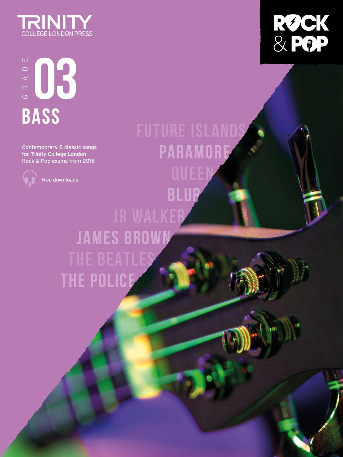 Cover: 9780857366320 | Trinity Rock &amp; Pop 2018 Bass: Grade 3 | Taschenbuch | Buch | Englisch